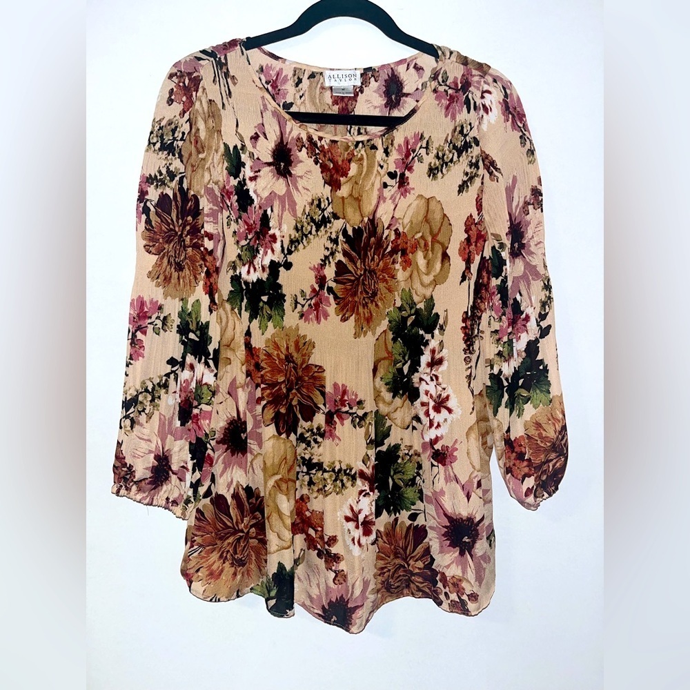 Allison Taylor Blouse Size Medium
